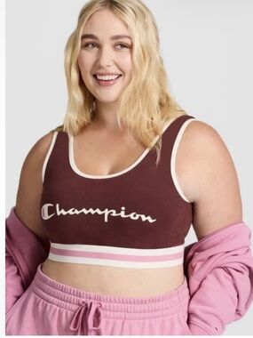 Champion Fitted Sports Bra Maroon